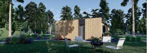 Büyükanne Ek Binası KAYA 2 (Yalıtımlı, 44 mm + Kaplama), 64 m²