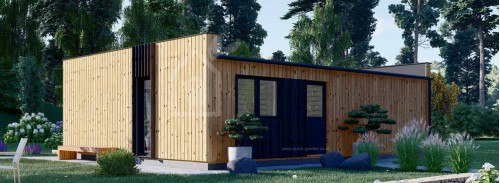 Büyükanne Ek Binası KAYA 1 (Yalıtımlı, 44 mm + Kaplama), 48 m²