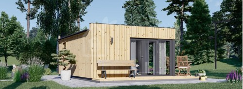 Пристройка Granny PREMIUM (34 мм + облицовка), 6,5x4,5 м (20#039;x16#039;), 30 м²