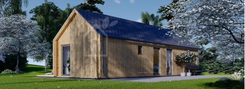 Жилой сруб ADALINE (34 мм + обшивка + утеплитель), 50 м²