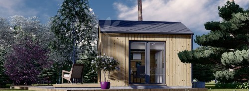 Садовый домик TONIA (Утепленный, 34 мм + обшивка), 5х4 м, 20 м²