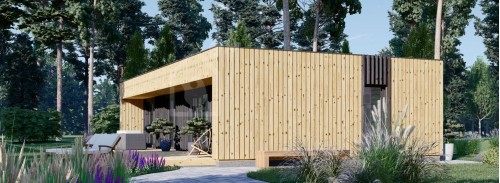 Büyükanne Ek Binası KAYA 2 (Yalıtımlı, 44 mm + Kaplama), 64 m²