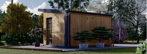 Садовый домик ЭВЕЛИН (34 мм + облицовка), 4х3 м, 12 м²
