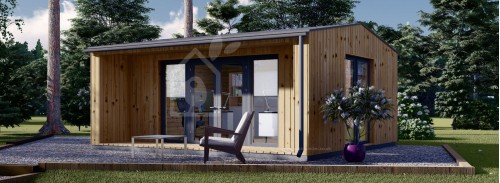 Садовый кабинет TINA (Утеплён, 34+Облицовка), 5,5х5 м (18#039;x16#039;), 22 м²