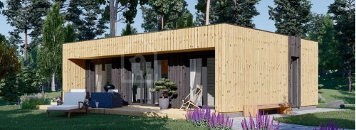 Пристройка Granny KAYA 1 (Утепленная PLUS, 44 мм + обшивка), 48 м²