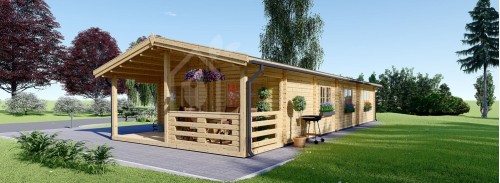 Пристройка Granny AVON M (44+44 мм + утеплитель), 6x15 м (20#039;x50#039;), 90 м²