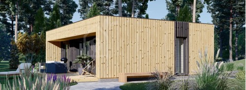 Büyükanne Ek Binası KAYA 1 (Yalıtımlı, 44 mm + Kaplama), 48 m²