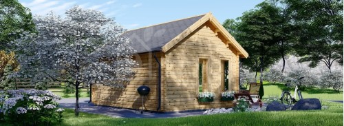 Деревянная садовая комната CLOCKHOUSE (34 мм), 5,5x4 м (18#039;x13#039;), 22 м²