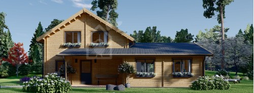 Log Cabin House DARLA (44+44 mm), 180 m²