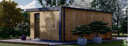 Garden Cabin EVELIN (Insulated, 34 mm + Cladding), 5x4 m, 20 m²