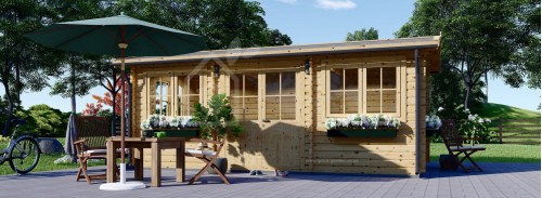Garden Room ДУБ (44 мм), 6x3 м (20#039;x10#039;), 18 м²