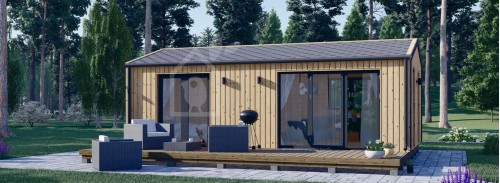 Пристройка Granny DIANA Modern M (34 мм + облицовка), 7,5x4,2 м (25#039;x14#039;), 26 м²