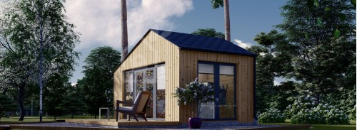 Garden Cabin TONIA (34 mm + Cladding), 5x3 m, 15 m²