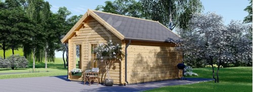Деревянная садовая комната CLOCKHOUSE (34 мм), 5,5x4 м (18#039;x13#039;), 22 м²