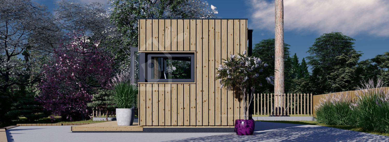 Garden Office Pod PREMIUM L (34 мм + облицовка), 3x2 м (10#039; x 6#039;6quot;), 6 м²