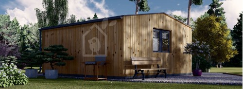 Garden Office TINA (Insulated, 34 + Cladding), 5.5x5 m (18'x16'), 22 m²