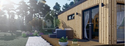 Пристройка Granny DIANA Modern FM (34 мм + облицовка), 7,5x4,2 м (25#039;x14#039;), 26 м²