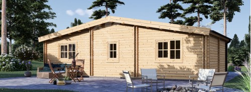 Жилой сруб FILL S (34+34 мм + утеплитель), 60 м²