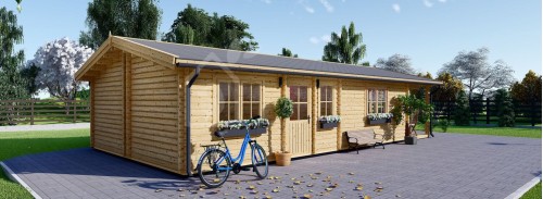 Пристройка Granny LINCOLN M (44+44 мм + утеплитель), 6x12 м (20#039;x40#039;), 72 м²