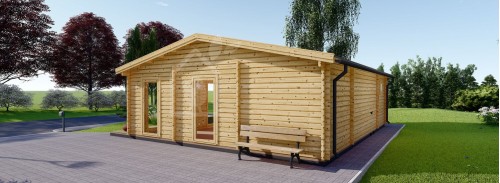 Садовая студия MILA (44 мм), 8x7 м (26#039;x23#039;), 56 м²
