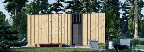 Büyükanne Ek Binası KAYA 2 (Yalıtımlı, 44 mm + Kaplama), 64 m²