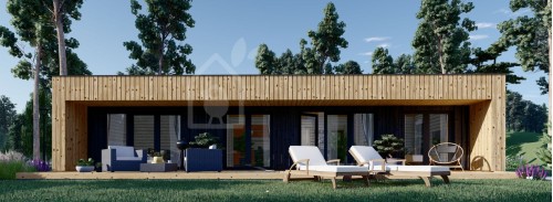 Пристройка Granny KAYA 3 (Утепленная, 44 мм + обшивка), 70 м²