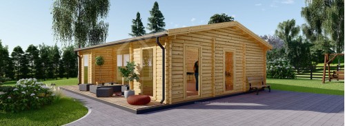Садовая студия MILA (44 мм), 8x7 м (26#039;x23#039;), 56 м²