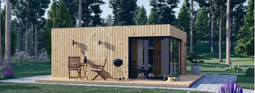 Granny Annexe PREMIUM (34 mm + Cladding), 6x5 m (20'x16'), 30 m²
