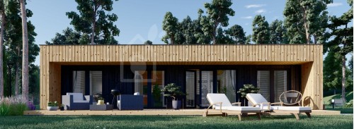 Büyükanne Ek Binası KAYA 2 (Yalıtımlı, 44 mm + Kaplama), 64 m²