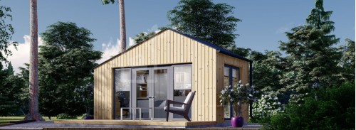 Садовый домик TONIA (34 мм + обшивка), 5х3 м, 15 м²