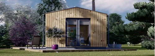 Садовый кабинет TINA (44 мм + облицовка), 5,5x4 м (18#039;x13#039;), 16,5 м²