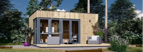 Garden Room PREMIUM (34 мм + облицовка), 5x4 м (16#039;x13#039;), 20 м²