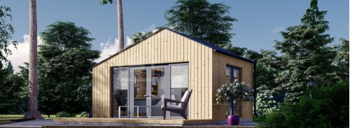 Садовый домик TONIA (34 мм + обшивка), 5х4 м, 20 м²