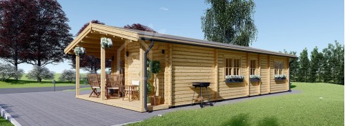 Пристройка Granny LINCOLN M (44+44 мм + утеплитель), 6x12 м (20#039;x40#039;), 72 м²