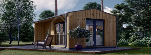 Садовый кабинет TINA (34 мм + облицовка), 7x4 м (23#039;x13#039;), 28 м²