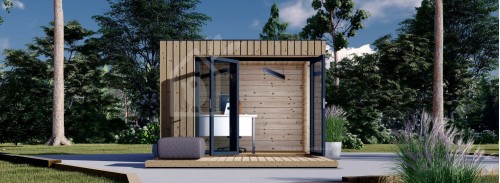 Garden Office Pod PREMIUM (Утепленный, 34 мм + облицовка), 3x2 м (10#039; x 6#039;6quot;), 6 м²