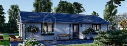 Бревенчатый Дом АНИКА (44+44 мм + Утеплитель), 71 м²