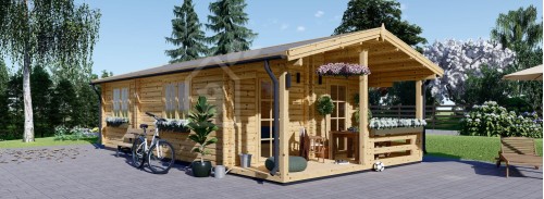 Пристройка Granny ARGO M (44+44 мм + утеплитель), 5x9 м (16#039;x29#039;), 35 м²
