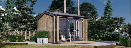 Garden Office Pod EMMY (34 мм + облицовка), 3x3 м (10#039; x 10#039;), 9 м²