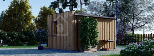 Garden Office PREMIUM (SIP Paneller), 4.1x2.4 m (14'x8'), 10 m²