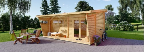 Садовый сруб HORTA (44 мм), 6x3 м (13#039;x13#039;), 18 м²