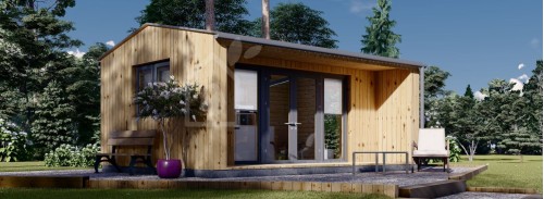 Садовый кабинет TINA (34 мм + облицовка), 5,5x4 м (18#039;x13#039;), 16,5 м²