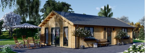 Бревенчатый домик ГРЕТА (44 мм), 54 м²