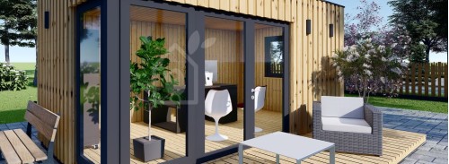 Садовый кабинет ПРЕМИУМ (SIP-панели), 5х3 м (16#039;x10#039;), 15 м²