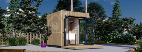Подставка для садового офиса PREMIUM (34 мм + облицовка), 2x2 м (6#039;6quot; x 6#039;6quot;), 4 м²