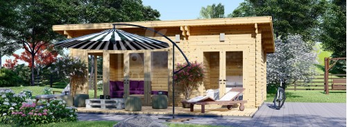 Садовая комната MAJA (44 мм), 7,5x4 м (25#039;x13#039;), 30 м²