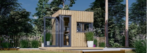 Garden Office Pod PREMIUM L (34 мм + облицовка), 2x2 м (6#039;6quot; x 6#039;6quot;), 4 м²