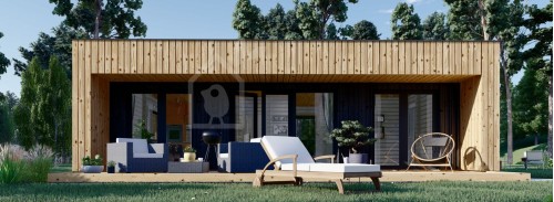 Büyükanne Ek Binası KAYA 1 (Yalıtımlı, 44 mm + Kaplama), 48 m²