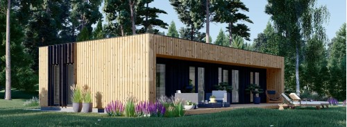 Пристройка Granny KAYA 2 (44 мм + обшивка), 64 м²