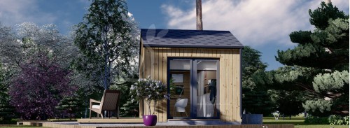 Garden Cabin TONIA (34 mm + Cladding), 5x3 m, 15 m²